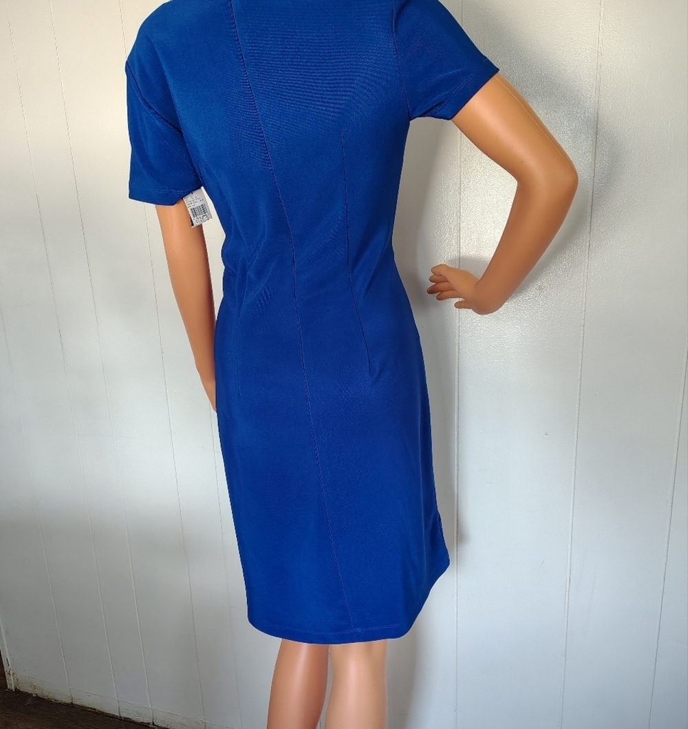 AB Studio Dress Color Blue  Size 8 - Picture 3 of 10
